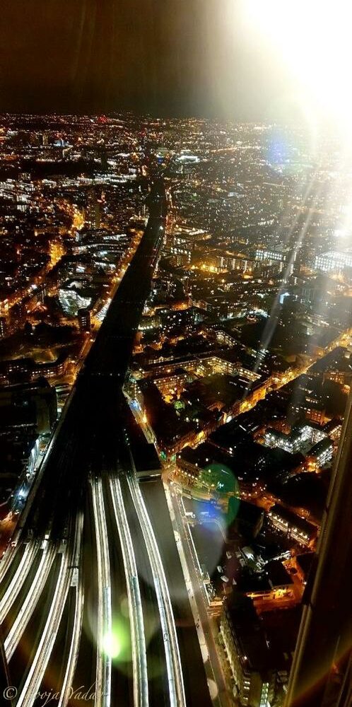 Night-time, London roads