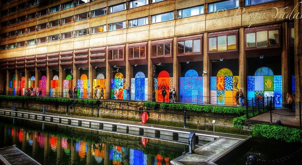 Reflections & colors at Docks, Tower Hill London